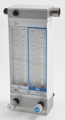 Gasmischer für Anästhesie - Mix 4 - BIOMAT FOURES SAS - Sauerstoff / Distickstoffmonoxid / Flowmeter