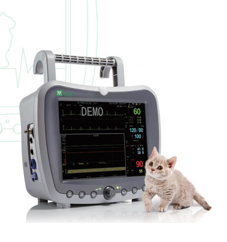 Tragbarer Multiparameter-Monitor - G3H-Vet - General Meditech - kompakt / EKG / RESP