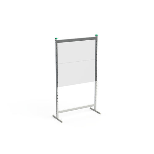 Mobile Schutzwand - 446 series - H+H SYSTEM GmbH - tragbar / Aluminium