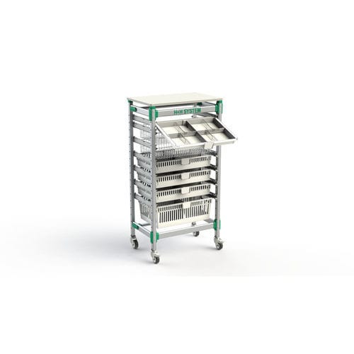Medizinischer Wagen - FlexShelf - H+H SYSTEM GmbH - Medikamente / Mehrzweck / für Transport