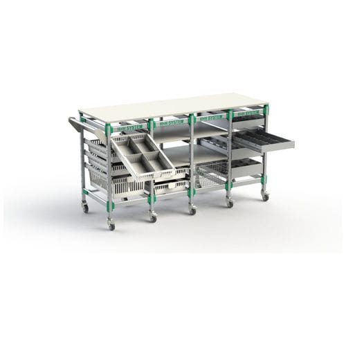Multifunktionsregal - FlexShelf - H+H SYSTEM GmbH - Aluminium / modular