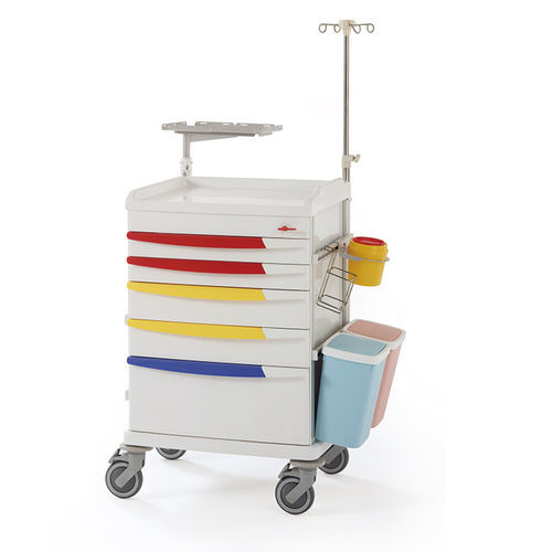 Medizinischer Wagen - F-45 - Hebei Pukang Medical Instruments - Notfall / Mehrzweck / für Defibrillator