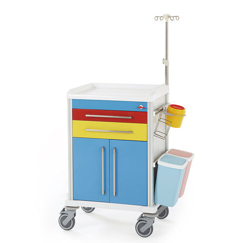 Medizinischer Wagen - F-44 - Hebei Pukang Medical Instruments - Notfall / Mehrzweck / Medikamenten