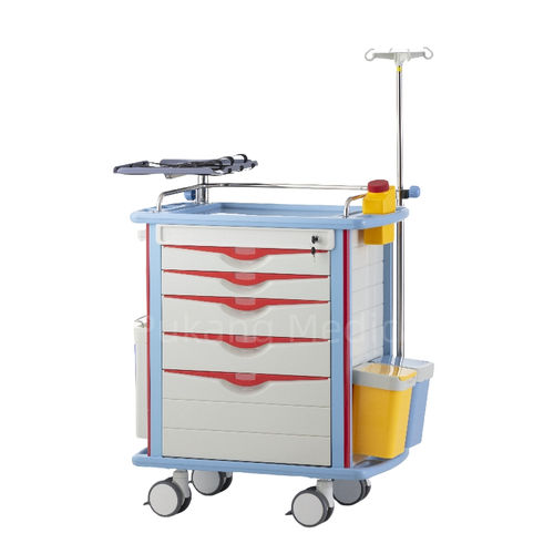Medizinischer Wagen - F-46 - Hebei Pukang Medical Instruments - Notfall / Mehrzweck / für Defibrillator