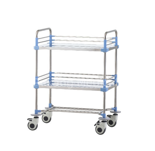 Medizinischer Wagen - F-20 - Hebei Pukang Medical Instruments - für Instrumente / für Transport / Edelstahl