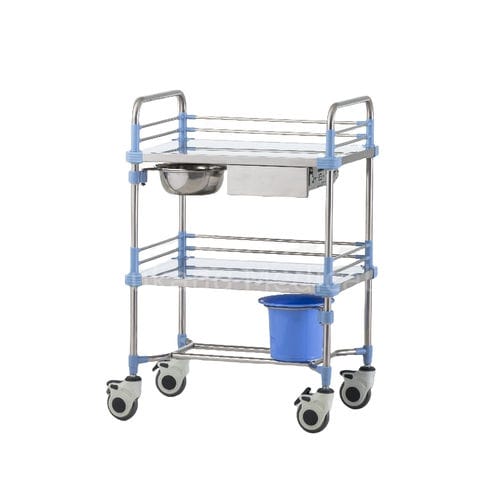 Medizinischer Wagen - F-17 - Hebei Pukang Medical Instruments - Mehrzweck / Pflege / Edelstahl