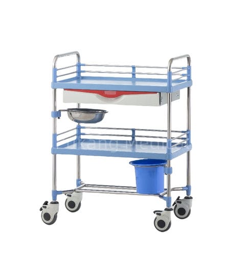 Medizinischer Wagen - F-16 - Hebei Pukang Medical Instruments - Mehrzweck / Pflege / Abfall