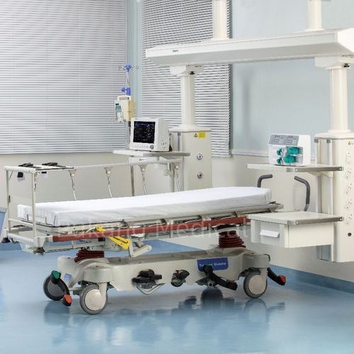 Transport-Fahrtrage - E-9 - Hebei Pukang Medical Instruments - Notfall / manuell / strahlendurchlässig