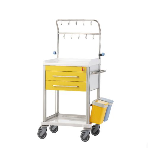 Notfallwagen - F-52 - Hebei Pukang Medical Instruments - für Anästhesie / für Kliniken / Medikamente