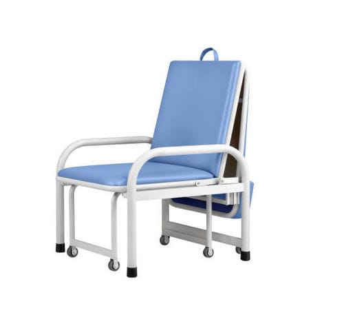 Konvertierbarer Ruhesessel - Y-44 - Hebei Pukang Medical Instruments - manuell / mit verstellbarer Rückenlehne / auf Rollen