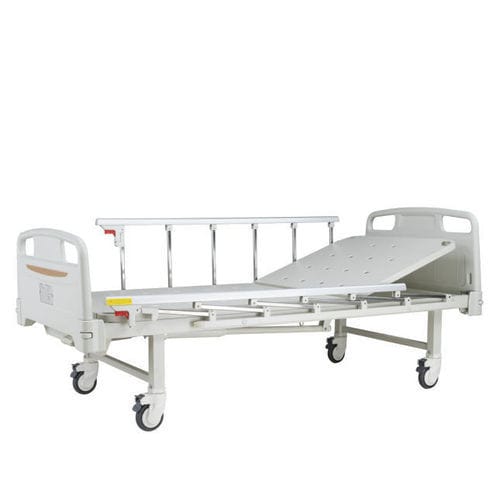Krankenhausbett - B-21-1 - Hebei Pukang Medical Instruments - manuell / mit fester Höhe / auf Rollen