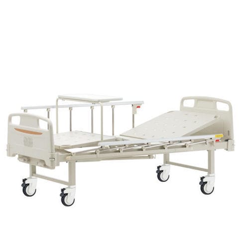 Krankenhausbett - B-12 - Hebei Pukang Medical Instruments - manuell / mit fester Höhe / auf Rollen