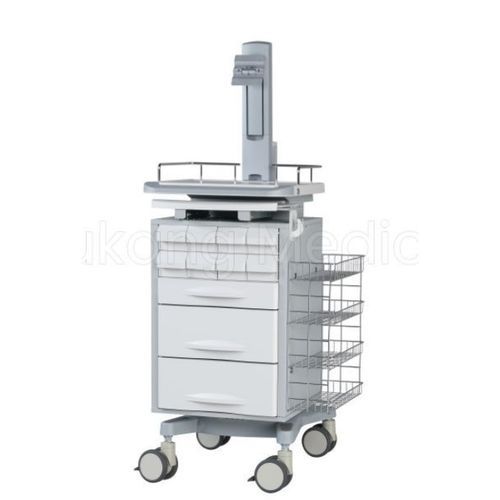 Arbeitsstation für Pharmaprodukte - F-03 - Hebei Pukang Medical Instruments - für Krankenpflege / mit Schubladen / auf Rollen