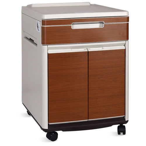 Nachttisch auf Rollen - SKS013-1 - Jiangsu Saikang Medical Equipment - mit Nachttisch / mit Schubladen