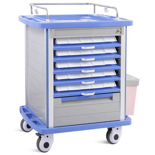 Medizinischer Wagen - SKR054-MT - Jiangsu Saikang Medical Equipment - für Instrumente / für medizinische Geräte / Pflege
