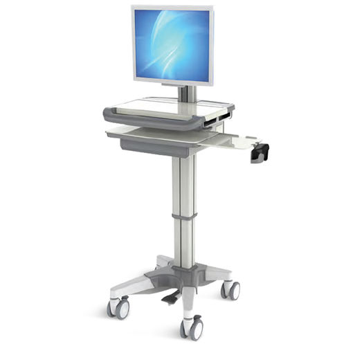 Akku-Computerwagen - SKR-AB00 - Jiangsu Saikang Medical Equipment - höhenverstellbar