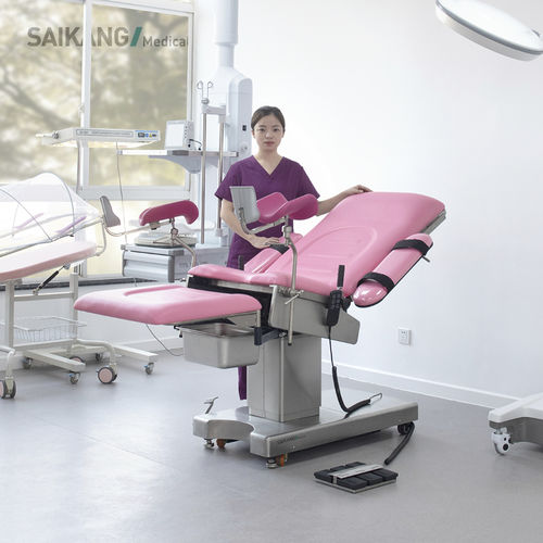 Gynäkologie-Untersuchungsliege - A99-5 - Jiangsu Saikang Medical Equipment - elektrisch / höhenverstellbar / mit verstellbarer Rückenlehne