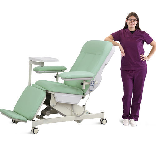 Elektrischer Hämodialysesessel - SKE-133 - Jiangsu Saikang Medical Equipment - vierteilig / auf Rollen / Trendelenburg