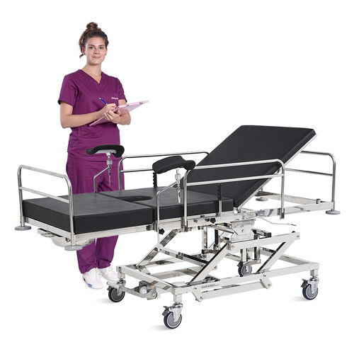 Gynäkologie-Untersuchungsliege - A98-6 - Jiangsu Saikang Medical Equipment - hydraulisch / höhenverstellbar / mit verstellbarer Rückenlehne