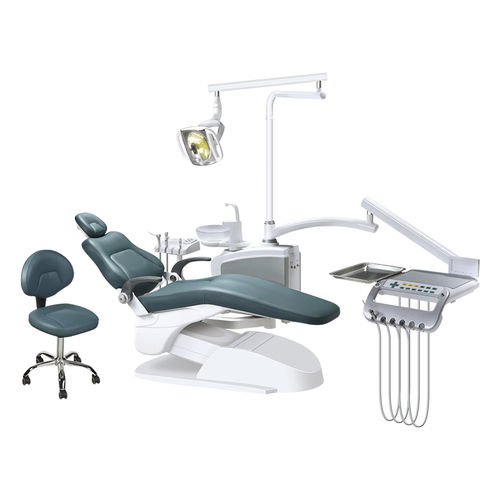 Dentaleinheit mit flexiblem Kopfstück - SDL-C0239 - Jiangsu Saikang Medical Equipment - mit LED-Licht / blau