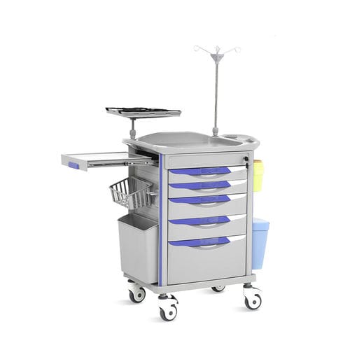 Notfallwagen - SKR054-ET77A - Jiangsu Saikang Medical Equipment - für Anästhesie / für Kliniken / für medizinische Geräte
