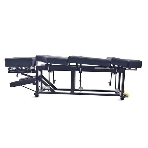 Mechanischer chiropraktische Behandlungsliege - SK-PB018 - Jiangsu Saikang Medical Equipment - auf Rollen / mit Kopfstütze / mit Armstütze