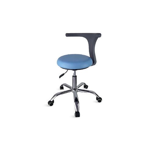 Pneumatischer Zahnarztstuhl - SKE802 - Jiangsu Saikang Medical Equipment - mobil / silberfarben / höhenverstellbar