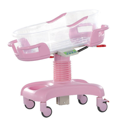 Wiege für Krankenhäuser auf Rollen - YFY068L - Jiangsu Yongfa Medical Equipment Technology - höhenverstellbar / neigbar / Aluminium