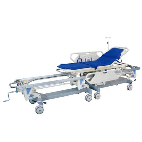 Transfer-Fahrtrage - YFTC-J2C - Jiangsu Yongfa Medical Equipment Technology - manuell / höhenverstellbar / mit Seitengittern