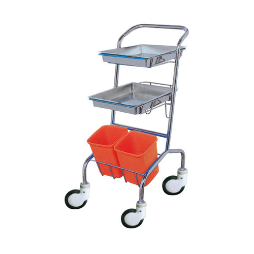 Mehrzweckwagen - YFQ-010 - Jiangsu Yongfa Medical Equipment Technology - Pflege / Edelstahl / mit Eimer