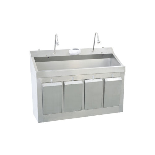 Waschbecken für OP / 2 Arbeitsplätze - YFQ025 - Jiangsu Yongfa Medical Equipment Technology - Edelstahl