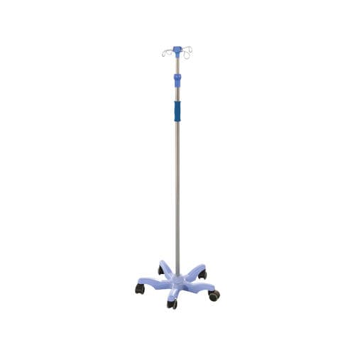 Infusionsständer auf Rollen - YFQ-030 - Jiangsu Yongfa Medical Equipment Technology - 4 Haken / Edelstahl