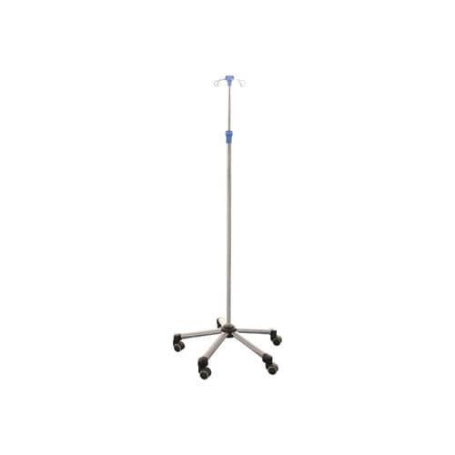 Infusionsständer auf Rollen - YFQ-029 - Jiangsu Yongfa Medical Equipment Technology - 4 Haken / Edelstahl