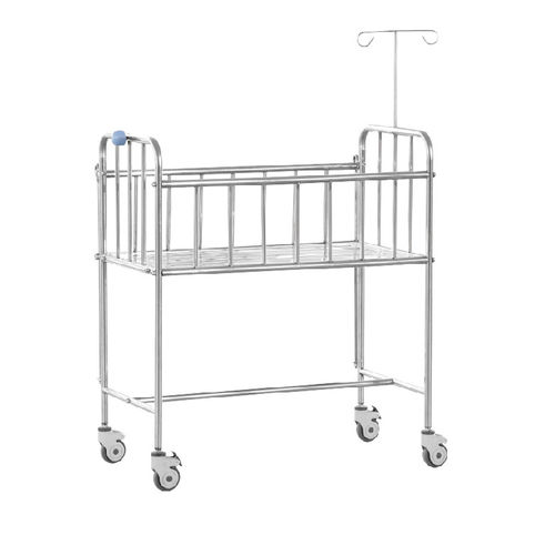 Wiege für Krankenhäuser auf Rollen - YFY56L - Jiangsu Yongfa Medical Equipment Technology - mit fester Höhe / mit Infusionsständer / Edelstahl