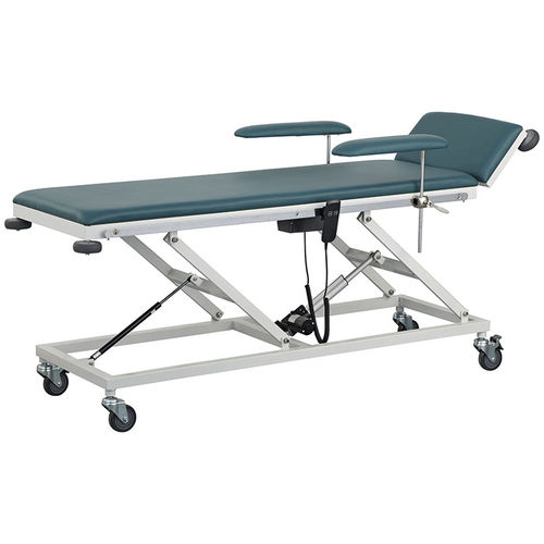 Elektrische Untersuchungsliege - YFC-D03 - Jiangsu Yongfa Medical Equipment Technology - höhenverstellbar / mit verstellbarer Rückenlehne / auf Rollen