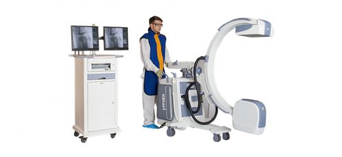Mobiler C-Bogen - Trivitron Healthcare - mit Flachbildsensor / mit Videosäule