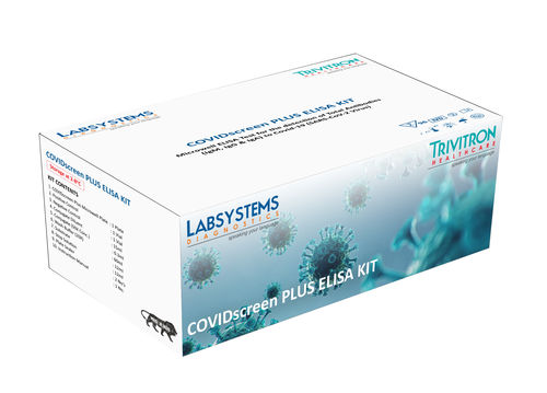 ELISA-Kit - COVIDscreen Plus  - Trivitron Healthcare - COVID-19 / IgA / IgG