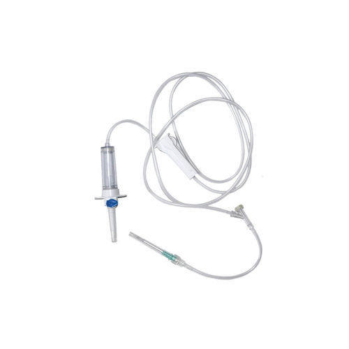Infusionsset mit Y-Verbinder - Lars Medicare Pvt Ltd. - mit Absperrhahn / mit Tropfkammer / mit latexfreien Komponenten
