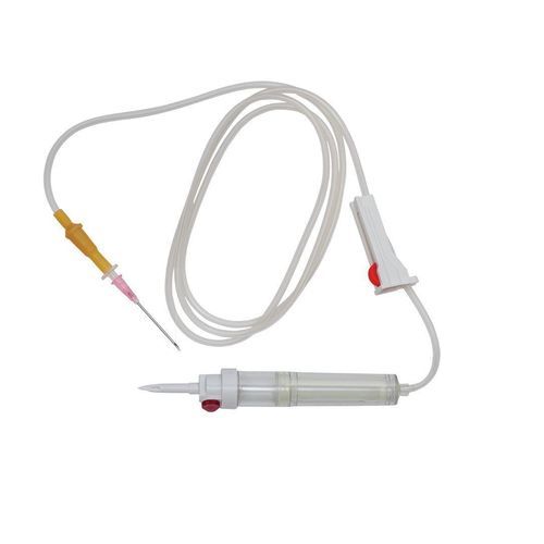 Bluttransfusionsset - Pro-Fusion Delta - Lars Medicare Pvt Ltd. - Polyvinylchlorid / mit Filter zur Vorbeugung von Partikel-Kontaminationen / mit Absperrhahn