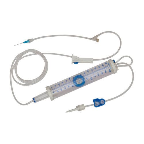 Polyvinylchlorid-Infusionsset - Lars Medicare Pvt Ltd. - mit Y-Verbinder / mit Tropfkammer