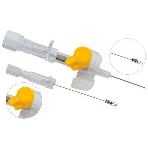 Intravenöse Kanüle - Safe Inject&trade; - Lars Medicare Pvt Ltd. - PVC / Einweg