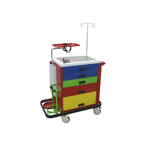 Medizinischer Wagen - CA3100-New+SL - LKL ADVANCE METALTECH SDN BHD - Notfall / für medizinische Geräte / für Katheter