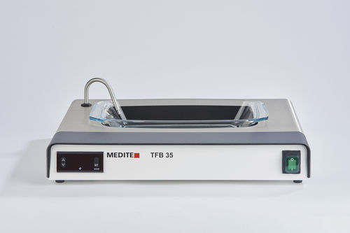 Wasserbad für histologische Schnitte - TFB 35 - MEDITE Medical - beheizt / Tisch