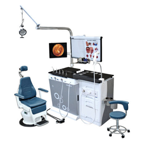 HNO-Arbeitsstation - UE-3000 Plus - Medstar - mit Stuhl / mit Licht / mit Monitor
