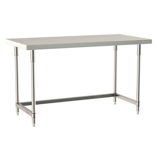 Arbeitstisch - TableWorx - InterMetro - rechteckig / quadratisch / Edelstahl