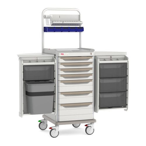 Wagen für Kliniken - SXRSDCMED - InterMetro - für Medikamente / Infektion / Kunststoff