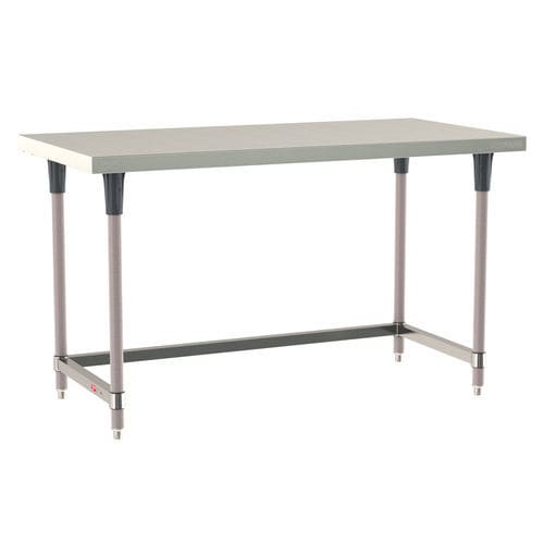 Arbeitstisch - TableWorx - InterMetro - stationär / Edelstahl / Mobiler