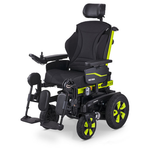 Elektrischer Rollstuhl - iCHAIR MC2 - Meyra - zur Nutzung im Freien / für den Innenbereich / schwarz