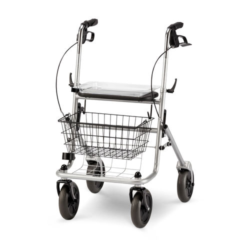 Rollator mit 4 Rädern - Ideal Rollator - Meyra - mit Sitz / mit Korb / mit Armlehnen