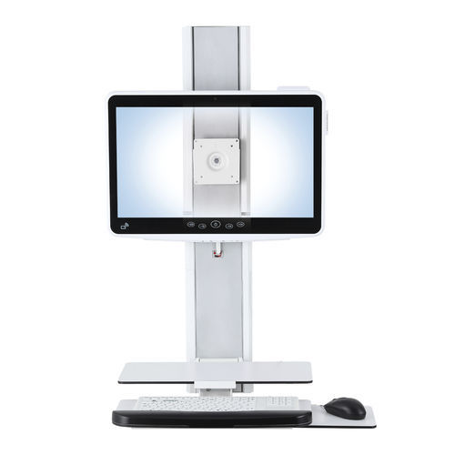 Medizinischer Computer-Arbeitsplatz - HM-100 - Modern Solid Industrial - wandmontiert